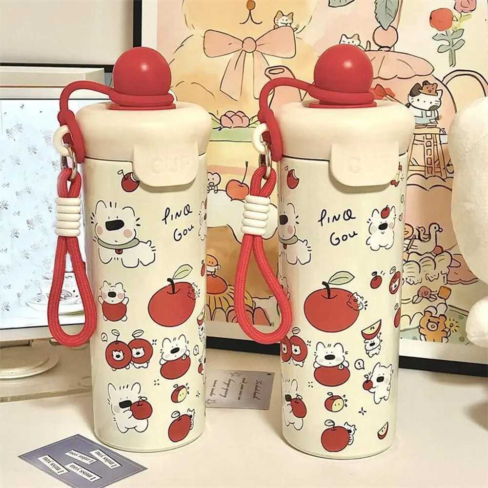 500ML Vacuum Cup High-Capacity With Pendant Floating Ball Insulated Cup Insulation Or Cooling Thermal Mug for Boys and Girls H251215