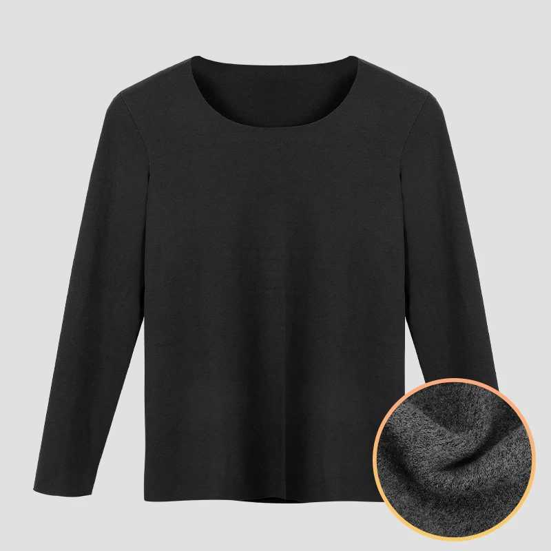 Mens fall and winter single warm top slim long-sleeved bottom crew-neck basic underwear G251215