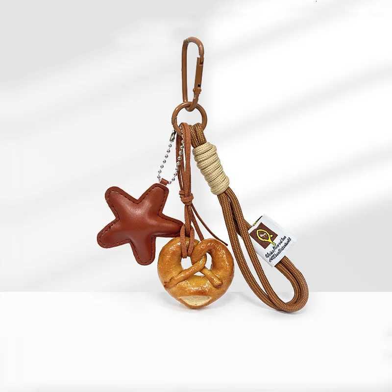 Pendant Cartoon Nylon Woven Keychain Bag Accessories Star Mushroom Car Keychain For Women Gift M251215