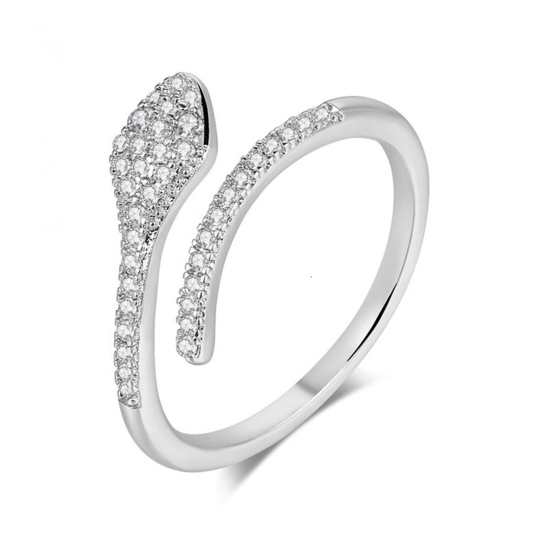 Designer Ring Zodiac Serpentine Ladies Unique Open Luxury Jewelry Finger Ring Hand Accessories Fashion Personality Hip Hop Rock