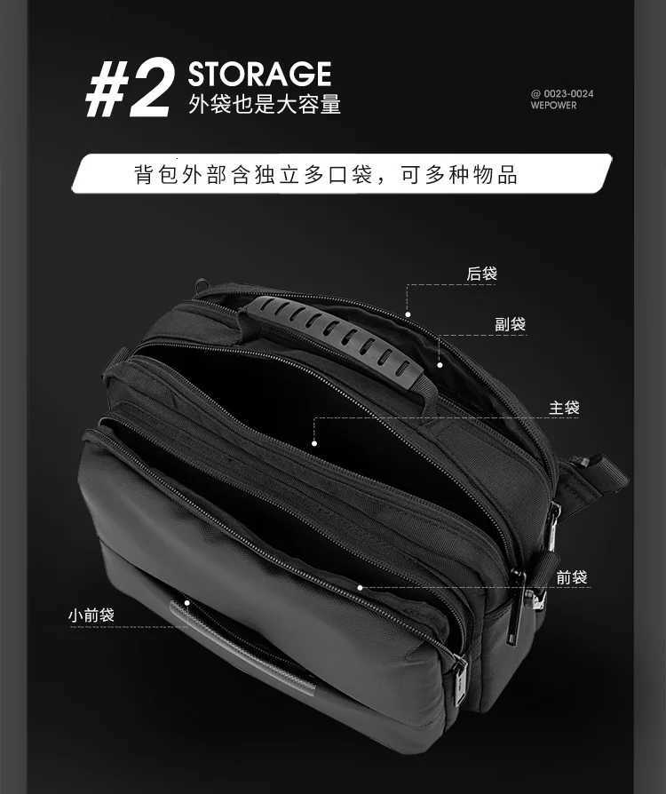 Mens Simple Chest Bag - Water-Resistant Crossbody Shoulder Bag Casual Sling Bag with Horizontal Design for Business TravelT251215