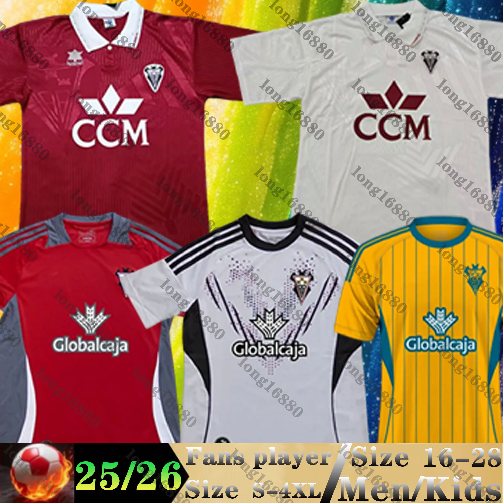 25 26 Albacete Balompie soccer jerseys retro 1994 1995 Fuster Jonathan Manu Boyomo Riki Rodriguez Dubasin Fran alvarez Flavien 2025 2026 men kids kit football shirts