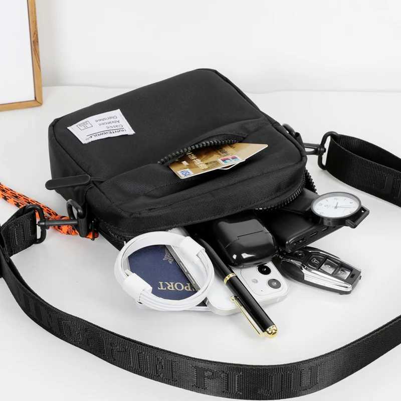 Luxury Brand Casual Mini Crossbody Bag For Phone Bag Men Messenger Bag Male Small Side Shoulder Bag Light Boy Oxford Chest BagT251215