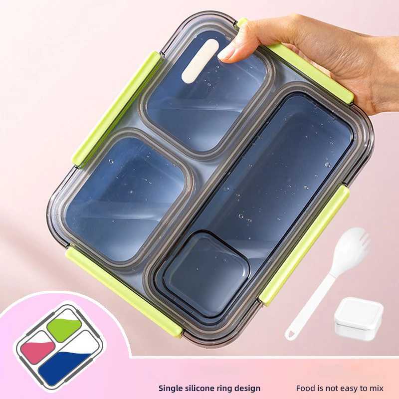 1200ml Lunch Box for Students Off Heat-resistant Bento Box Bring Tableware Off Worker Picnic Bento Food Storage Containers H251213