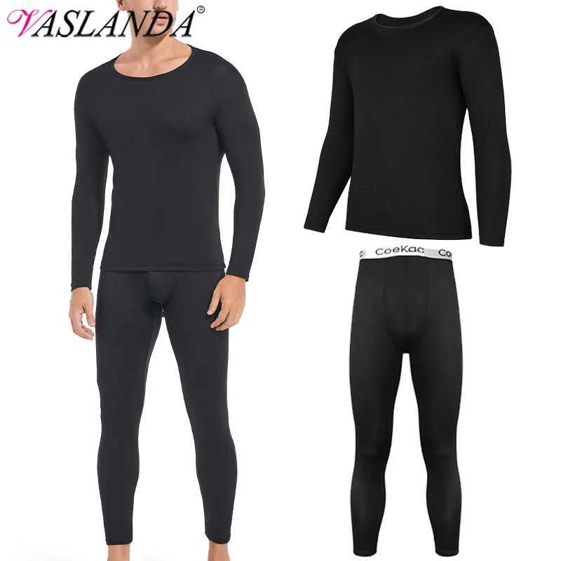 Thermal Underwear for Men Long Johns With Fleece Lined Set Cold Weather Winter Top Bottom G251215