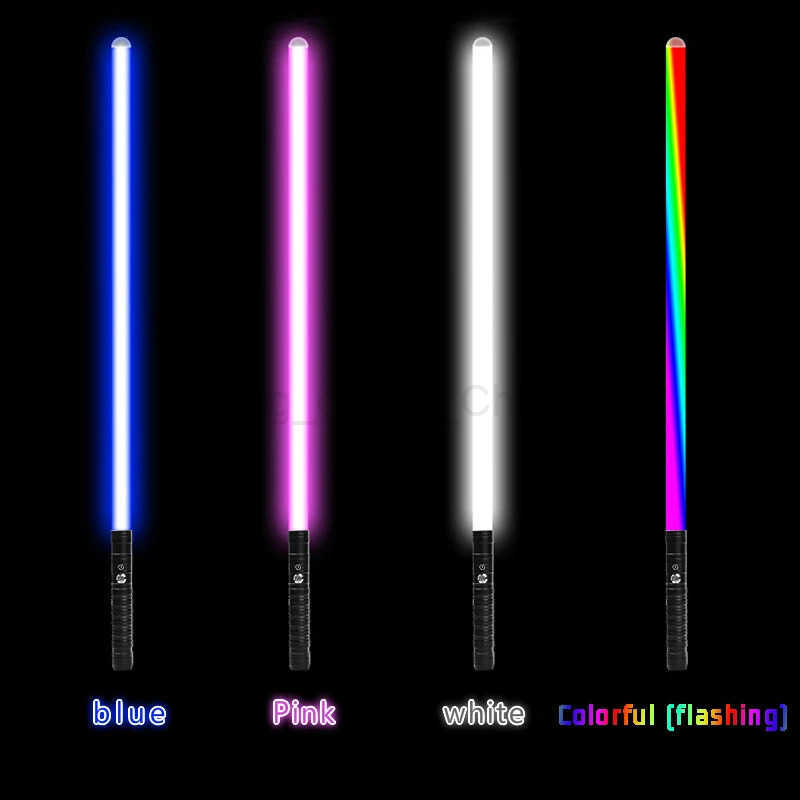 Disney Star Wars lightsabre charging toy two in one switchable lighting and full metal sound handle rgb cosplay stage props lightsaber H251215 - view 3