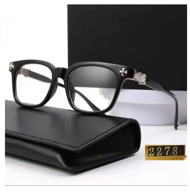 chrome Sunglasses Cross Sunglasses Luxury Designer Glasses Sunglasses For Women glasses Frames Men Fashion Plate Eyeglass 2273