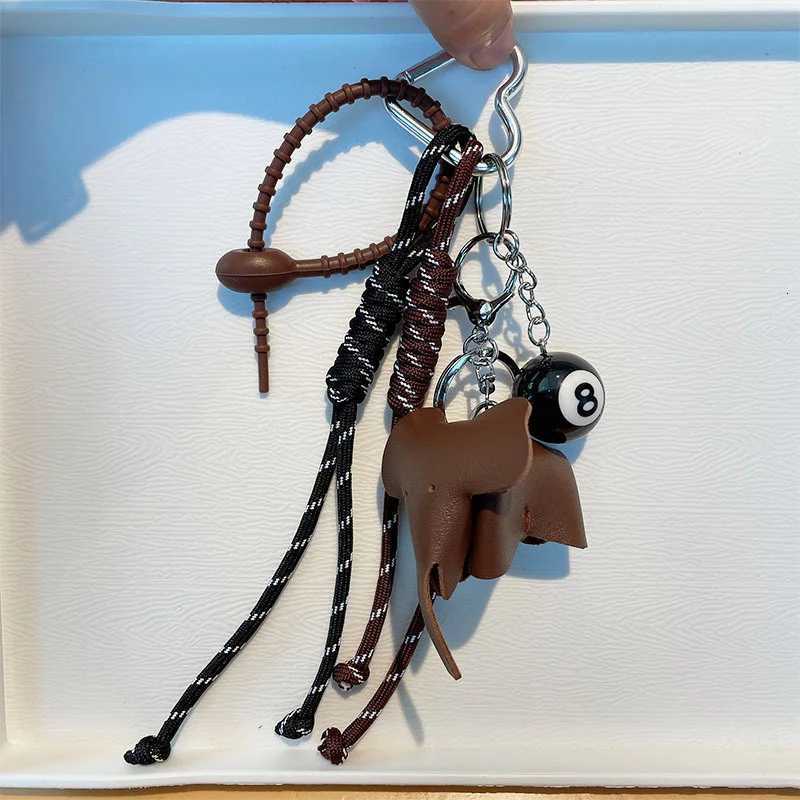 Braided Rope Bag Pendant For Women High-Grade Keychain Pendant Elephant Pendant Suitable Bag Accessories M251215