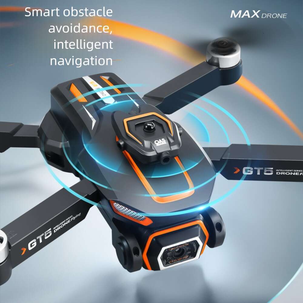 Famous Brand Cross Border GT HD Aerial Photography Electric Lens Quadcopter Obstacle Avoidance Brushless Remote Control Aircraft Drone