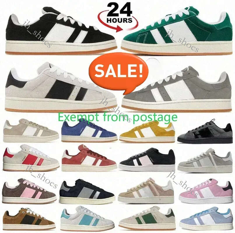 2025 Designer Man Campus 00s shoes Sneakers 00 Core Black Grey White Crystal Dark Green Cloud Gum True Pink Better Scarlet Women Men Casual shoe 36-45