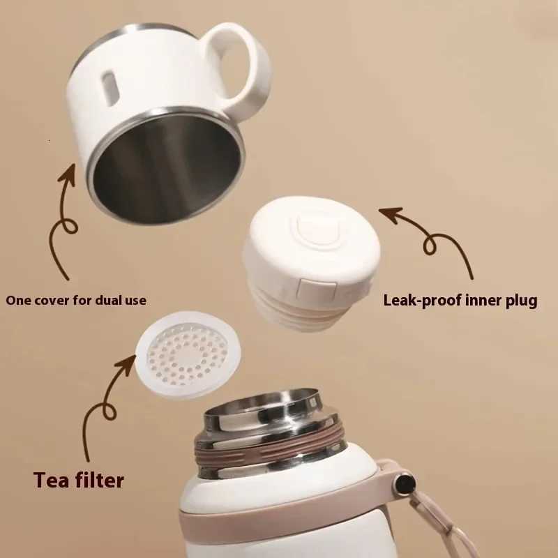 Stainless Steel Vacuum Insulated Tumbler Portable Outdoor Activity Handheld Cup Ultra Long Time Heat Retention H251215