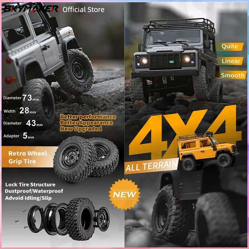 New MN99s v2 MN98 112 MN Model RTR Version RC Car 24G 4WD RC Rock Crawler Defender Remote Control Car 1/12 RC Truck Cars ToysT251215