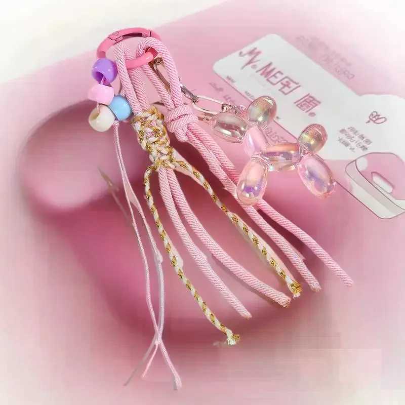 Trendsetting Beaded Keychain in Y2K Style Personalized Phone Lanyard s Bag Charm Key Hanging Accessory M251215