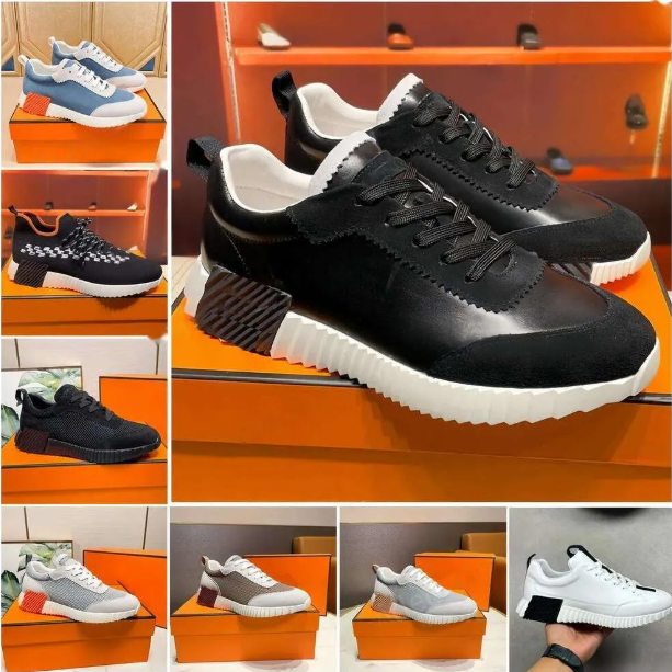 bouncing comfortable designer suede casual shoes trainers breathable mesh running shoe men bounce women bouncing sneakers nonslip rubber sole flat trainer h word