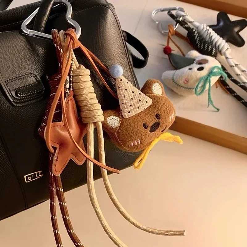 Unisex Bag Pendants Cartoon Plush Teddy Bear Doll Star Funny Cute Kawaii High Quality Bag Accessories Multifunctional Keychains M251215