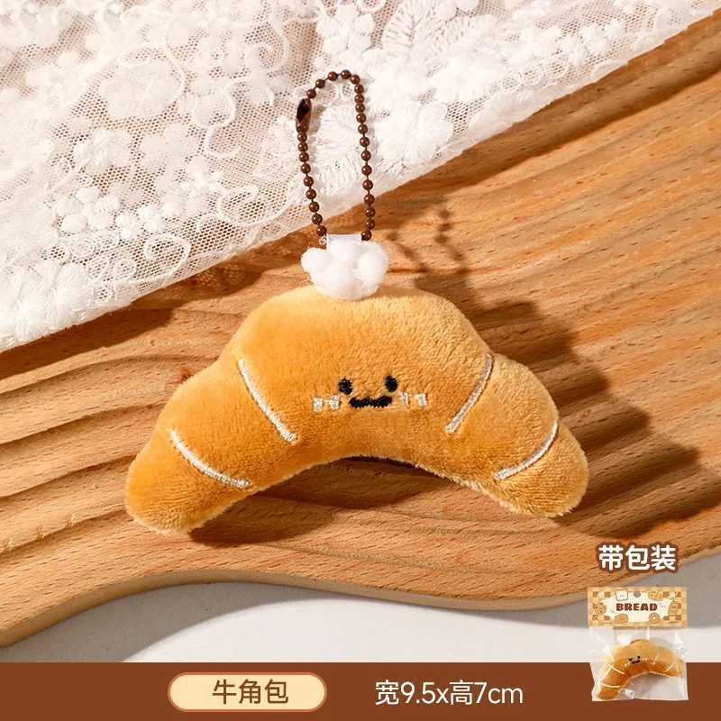 Cute Bread Plush Bags Pendants Keychains Creative Little Dolls Accessories Wholesale Cartoon Backpack Accessories M251215