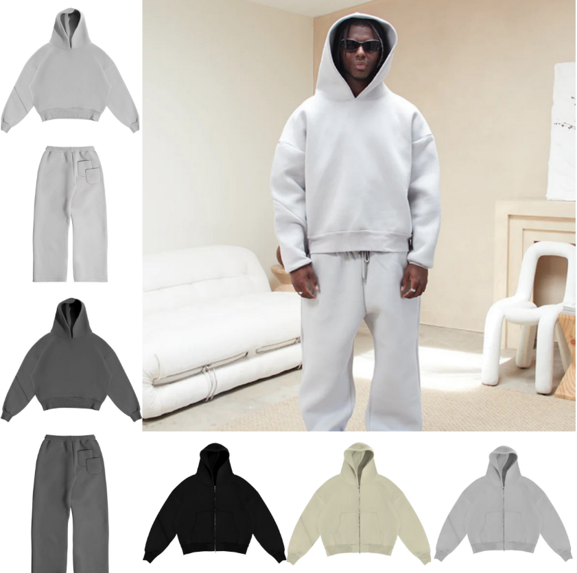 Saint alexander Men's Designer Embroidered Winter Cotton Solid-Color Harajuku Sweatshirt Y2K Trendy Casual Loose Hoodie