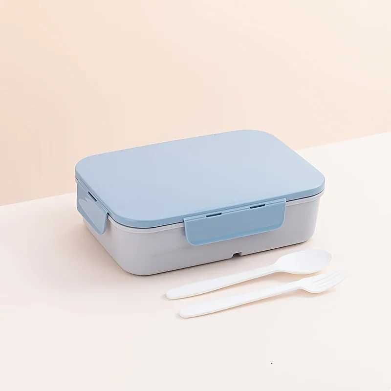1pc 1200ml Flip-Top Lunch BoxPortable Leakproof Waterproof Design for Outdoor Use Travel College and Off Workers H251213