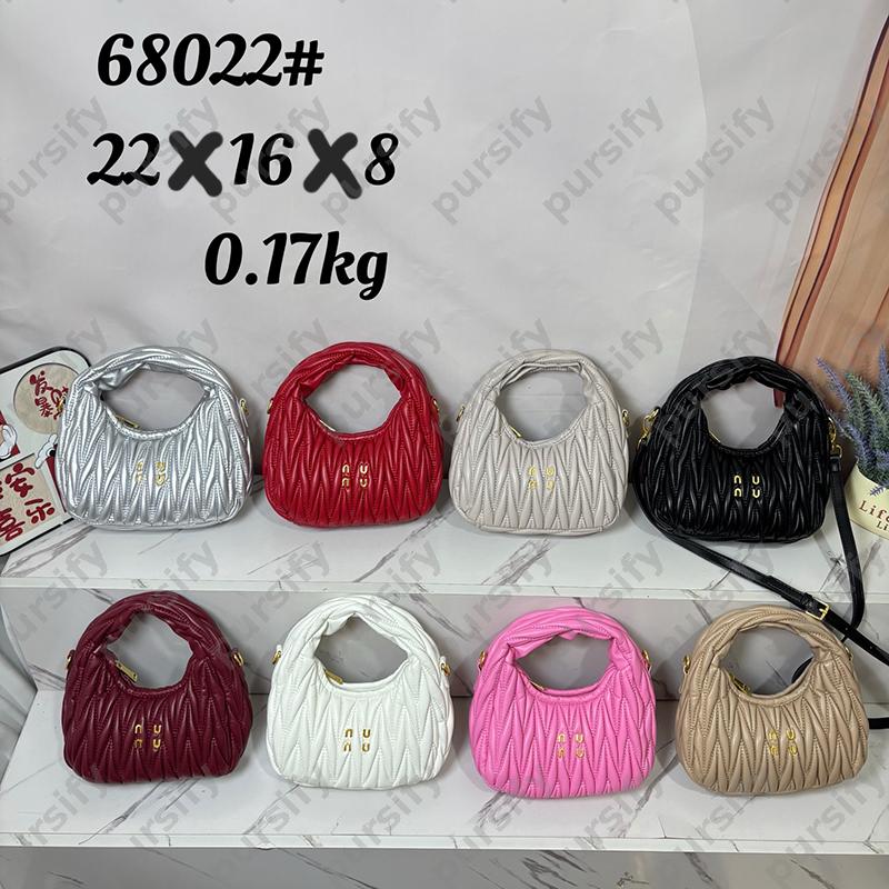 Folding Hobo Underarm Cloud Bag fashion womens cross body Handbag Versatile Shoulder crossbody Half Moon Bags casual 8 colors handbags CSD2512153