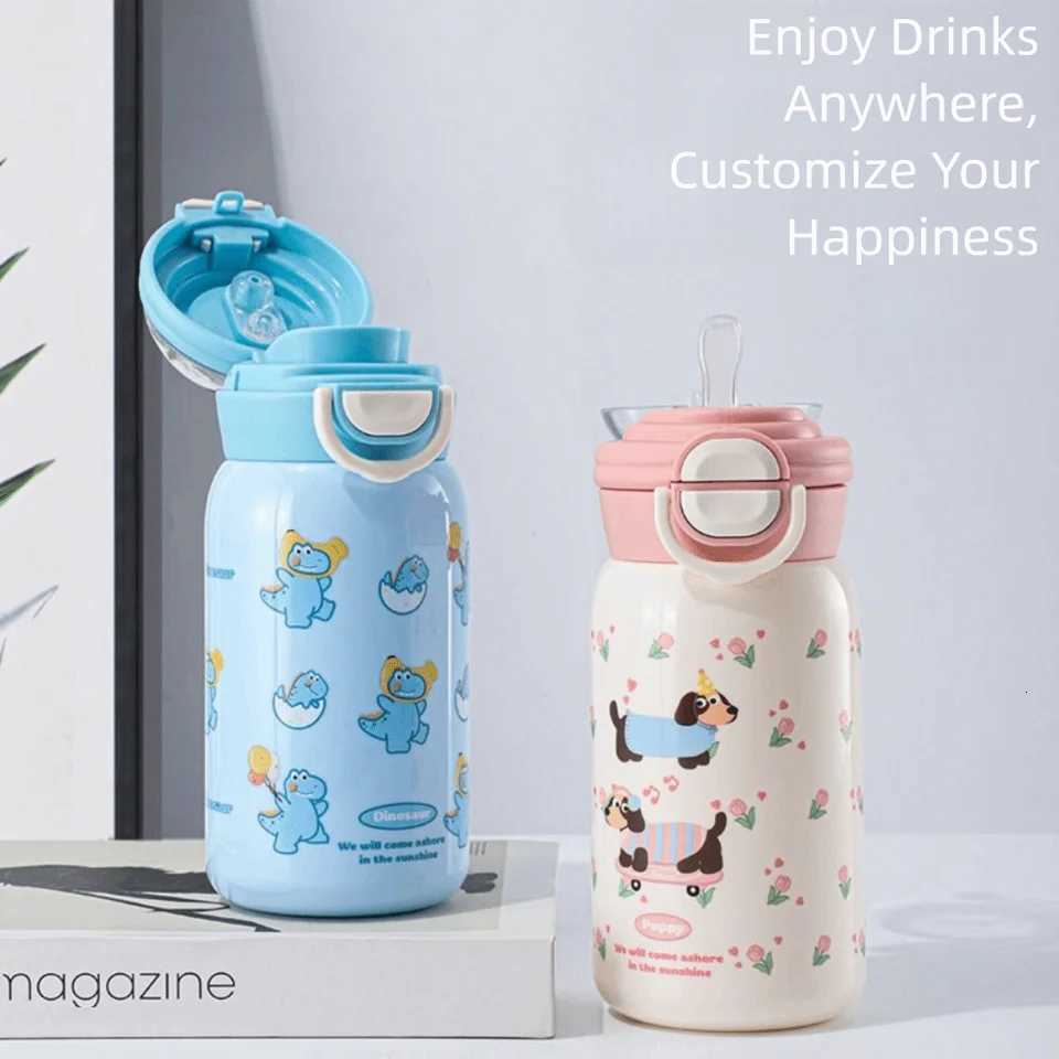 Portable 300ML Vacuum Cup Insulation Or Cooling High-Capacity Thermal Water Bottle Thermal Mug for Boys and Girls H251215