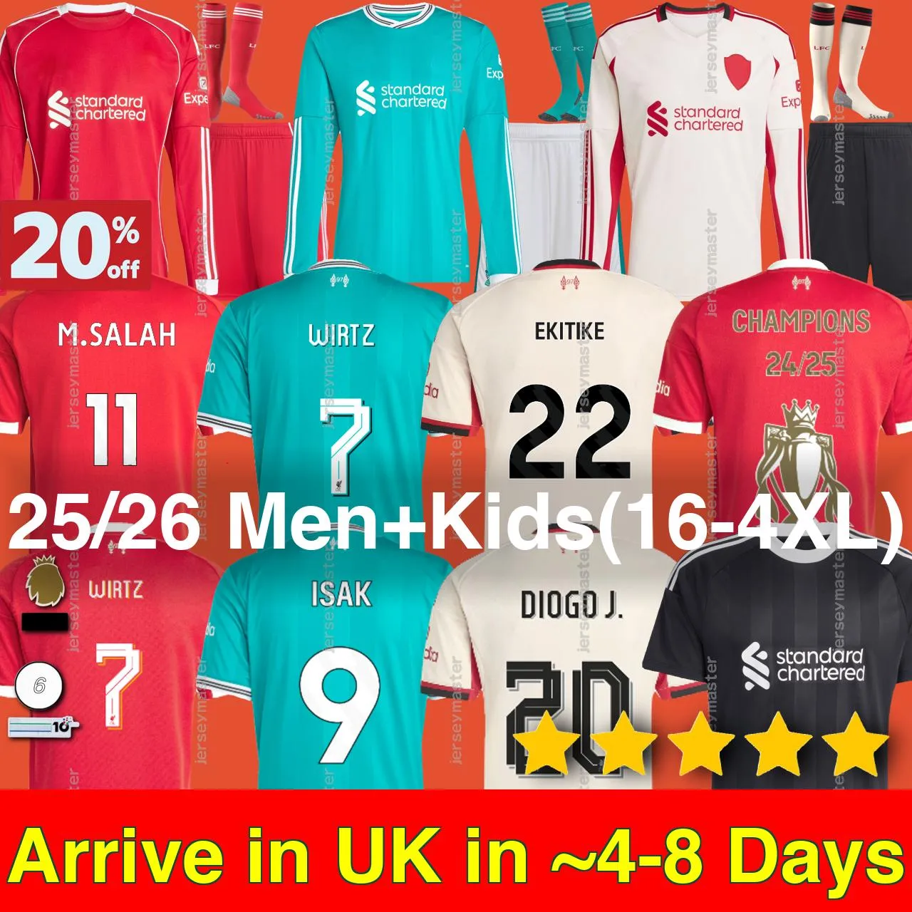 LFC 25 26 ISAK WIRTZ EkitikE soccer jerseys DIOGO J. frimpong Kerkez 2025 2026 Camiseta men kids football shirts home away third MAC ALLISTER uniforms Special salah