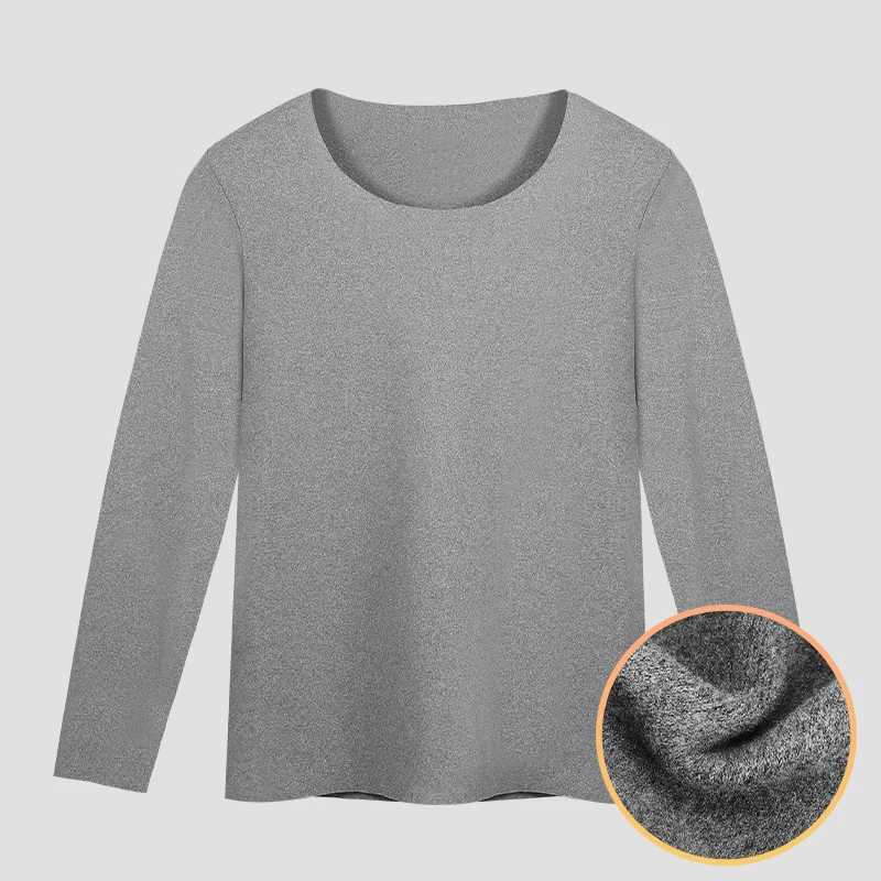 Mens fall and winter single warm top slim long-sleeved bottom crew-neck basic underwear G251215