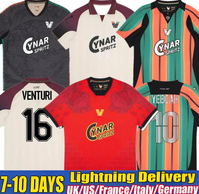 25 26 Venezia FC soccer Jerseys home ARAMU FORTE 2025 2026 PERETZ HEYMANS POHJANPALO away third MARIANO Johnsen MAZZOCCHI