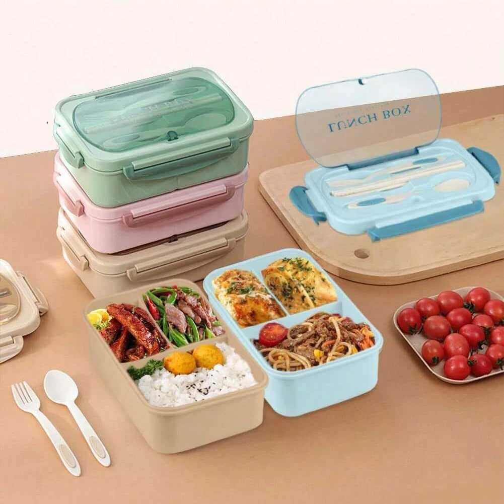 Bento Box Adt Lunch Box Containers For Adts Men Wen With 4 Cpartments Lunchable Food Container Back To School H251213