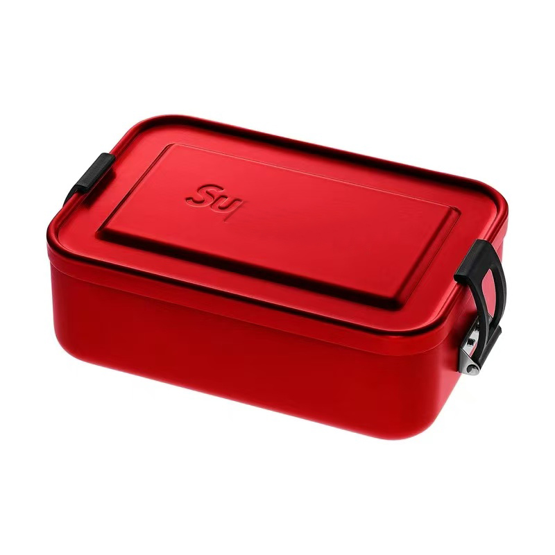 SIGG SMALL LARGE METAL BOX PLUS Lunch Box Square Camp Kitchen Boxes With Handle Tableware Multipurpose Dinner Bags with packaging Size 17x12x6CM