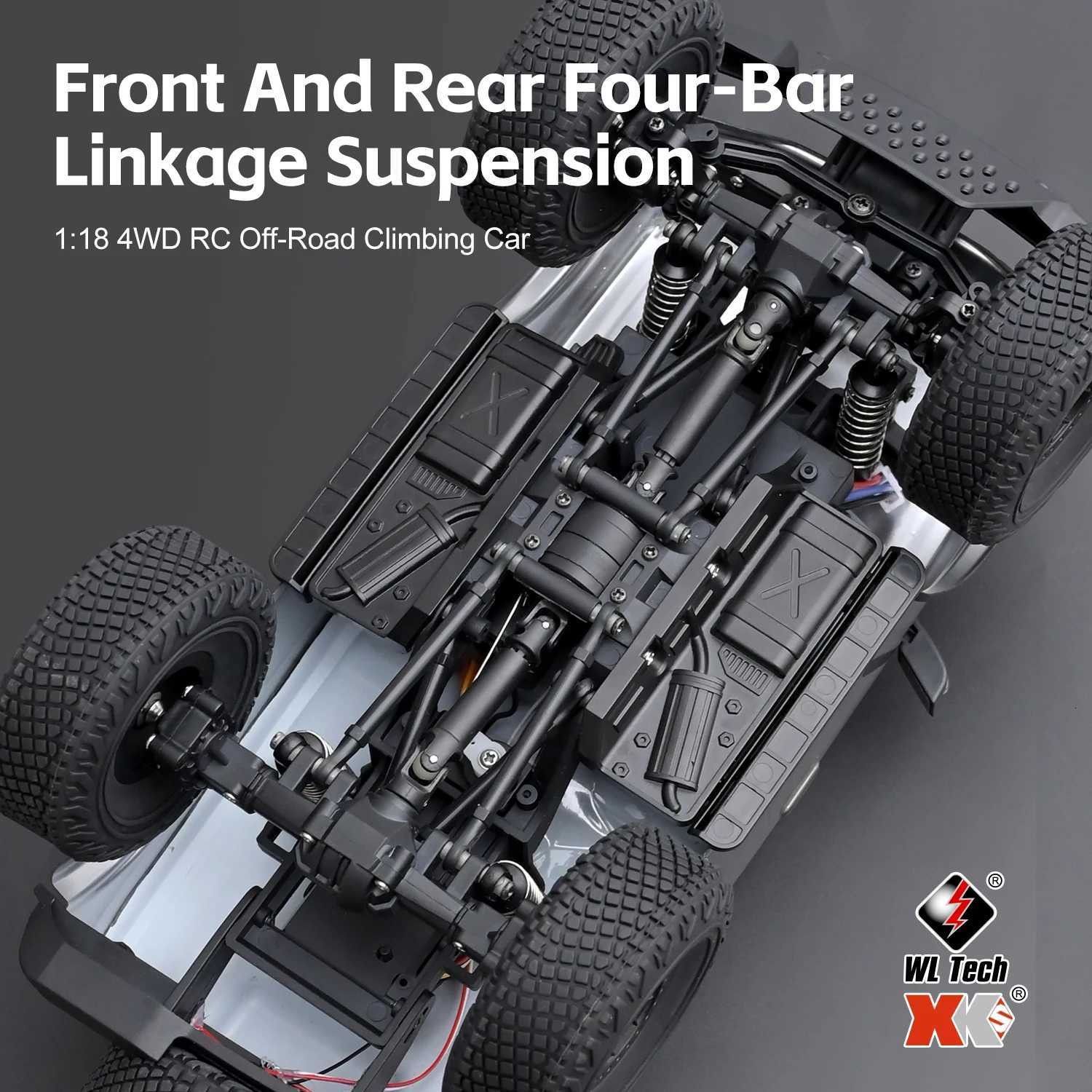 WLtoys 184023 1/18 Remote Control RC Electric 4WD Off-Road Climbing Vehicle Simulation Mini Toy for Boys GiftT251215