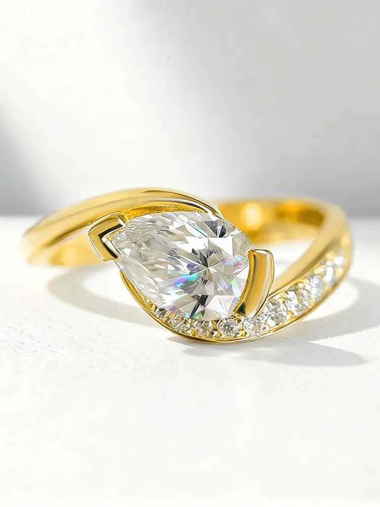 925 Sterling Silver Fashion Exquisite Water Drop Zircon Ring For Women Engagement Wedding Anniversary High Quality Fine Jewelry M251215