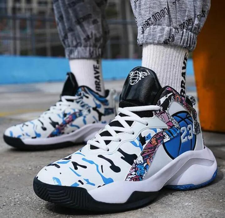 2026 Boy and teenager Basketball shoes sports sound sneakers student sports training shoes boy trendy shoes Z 12.6-1