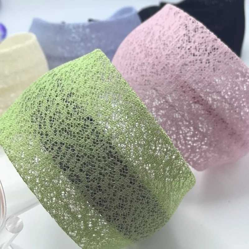 Fashionable Wide Lace Headband Anti-Slip Design Stylish Wide Embroidered Border Womens Knitted Hair Accessories Elegant StyleXJ251215 - view 6