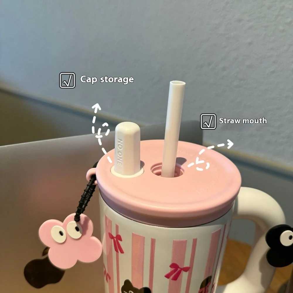 24oz 700ml Tumbler Ice Cup Stainless Steel Vacuum Insulated Coffee cup Keep Warm Cold Vacuum Flask Beer Water Mug with Handle H251215