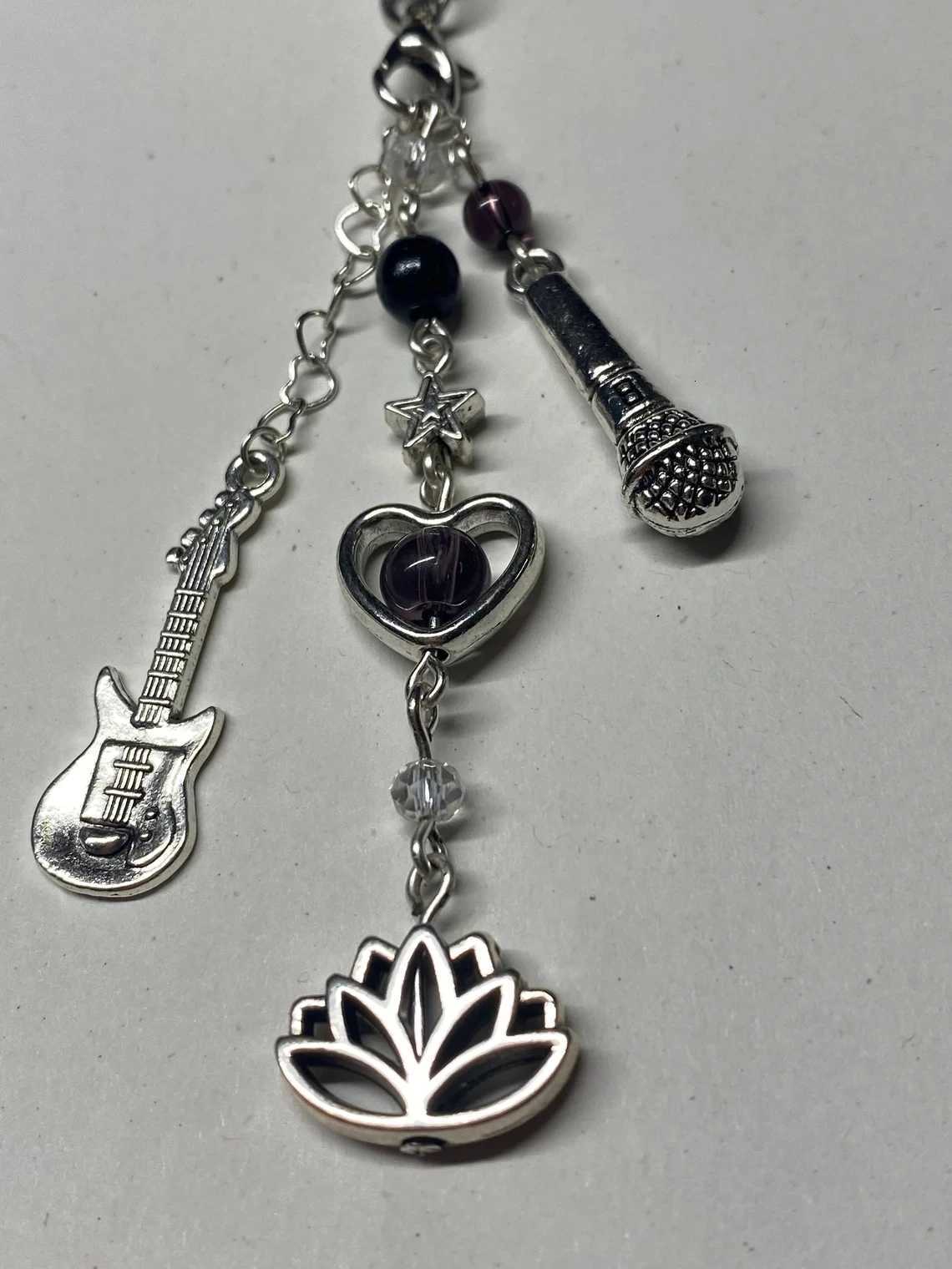 Handmade Nana inspired phone charm keychain Y2K coquette anime gift M251215