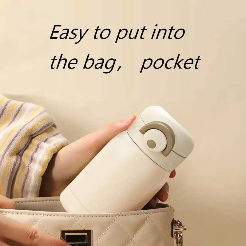 Mini Thermos Cup 220ml/350ml Pocket Cup Stainless Steel Thermal Coffee Mug Vacuum Flask Insulated Hot Water Bottle Kids Gift H251215