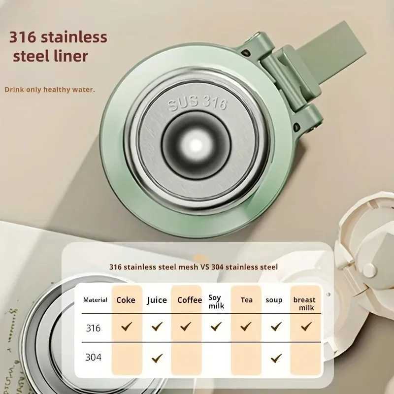 Stainless Steel Vacuum Insulated Tumbler Portable Outdoor Activity Handheld Cup Ultra Long Time Heat Retention H251215