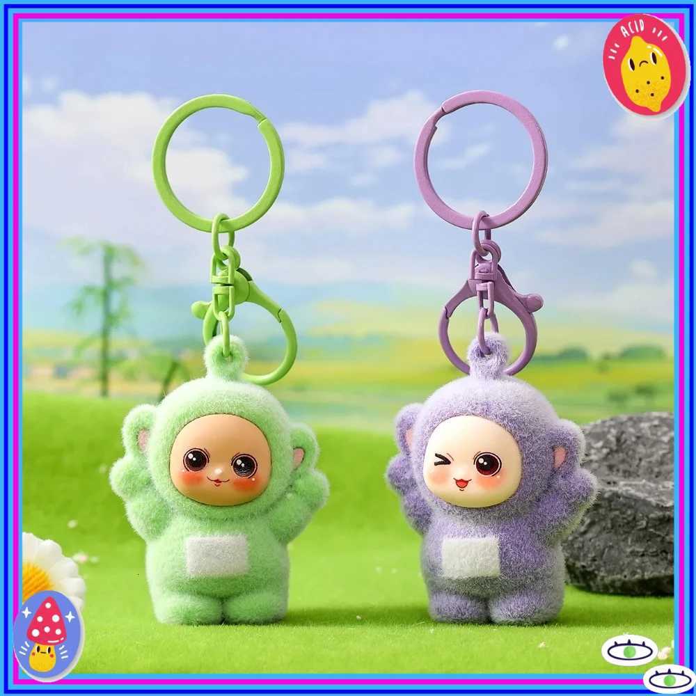 Trendy s Gifts Cute Dolls Couple Schoolbags And Pendants Four Color Series Cartoon Keychains Hot Small Pendants M251215