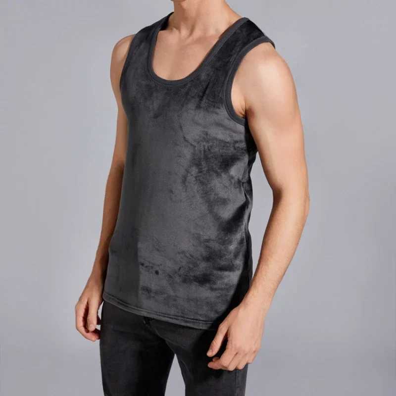 Warm Vest For Man Keep Warm Underwear Men Vest Mens Winter Thermo Shaping Large Size Male Vest Comfortable With Velvet G251215