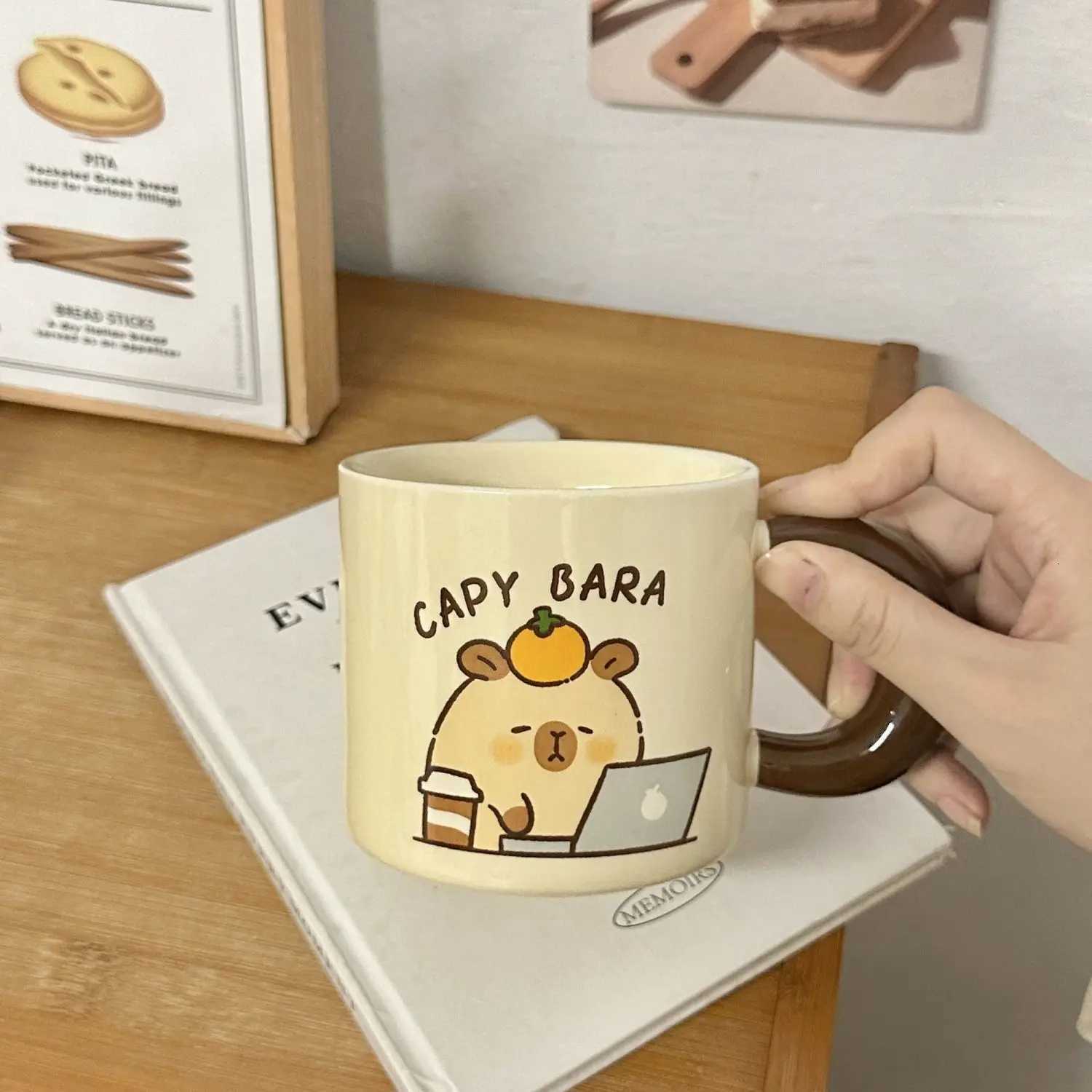 Capybara Ceramic Breakfast g Camping g Autumn He Decor Fall Coffee g Festive Gifts for Kids H251215
