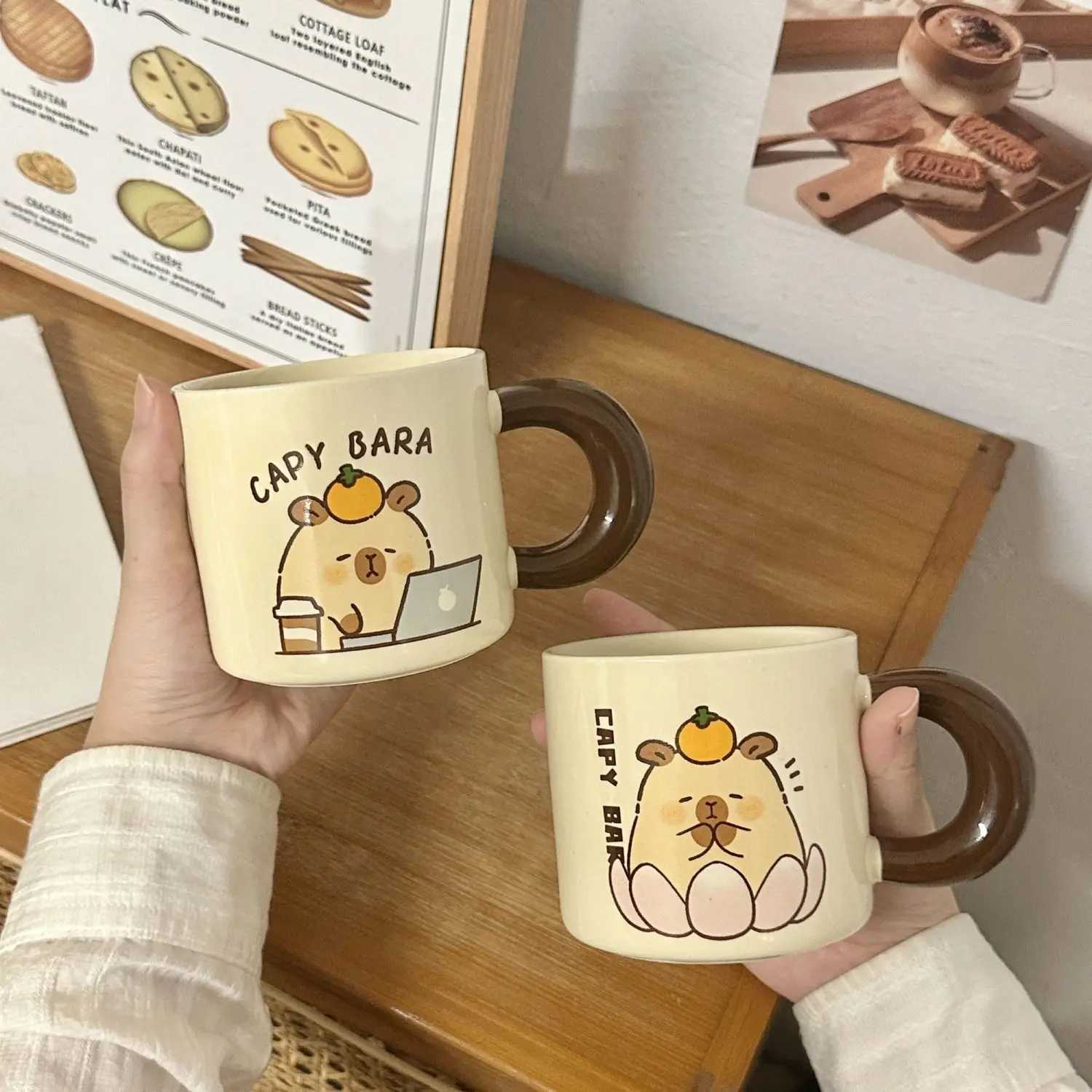 Capybara Ceramic Breakfast g Camping g Autumn He Decor Fall Coffee g Festive Gifts for Kids H251215