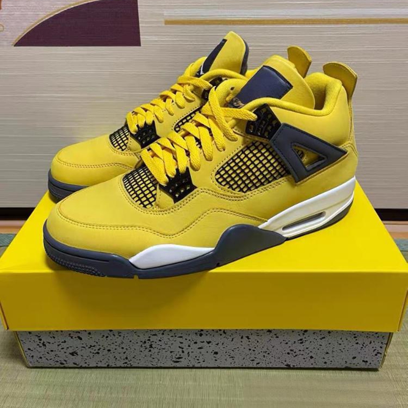 2026 Designer shoes 4s basketball shoes 4 Pizza Black Cat Worn Blue White Cement Black Meatllic Black Cool Grey Concerd Flu Game mens sneakers womens 