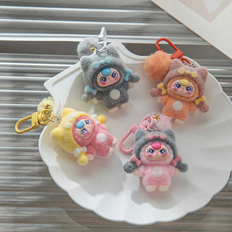 Plush Keychain for Bags Cartoon Doll Keychain Decoraitons Cute Keychain on The Phone Christmas Holiday Gifts M251215