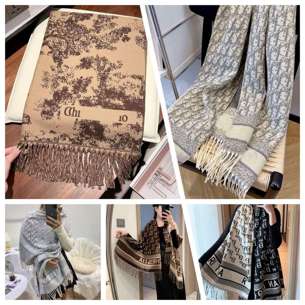 luxury Designer Cashmere Scarf Winter Women Long Scarf Quality Headband Fashion Men brand Scarves Classic Printed Check Bi g Plaid Shawls Soft comfortable