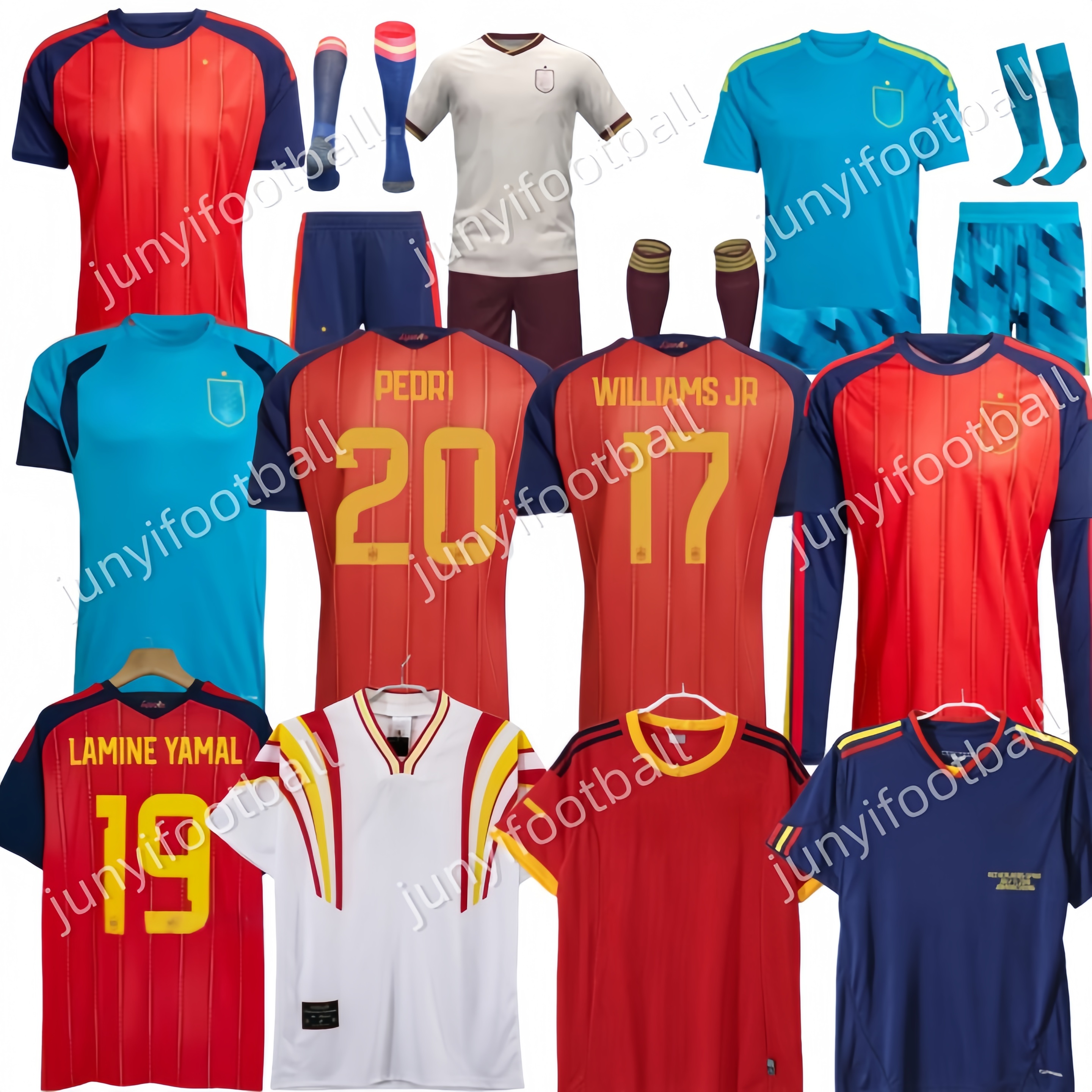 2026 World Cup SpainS Soccer Jerseys PEDRI GAVI LAMINE YAMAL MORATA Carvajal OLMO FERRAN RODRIGO Retro 94 96 02 08 10 SPANISH Mens Football Shirt Fans Player Kids Kits
