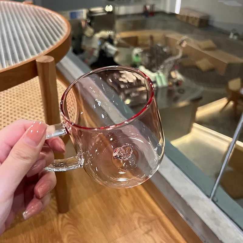 3D -Shaped with Handle Milk Ju Coffee Beer Cocktail Water Clear He Garden Outdoor Living H251215