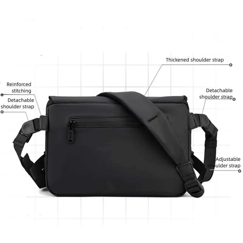 New Casual Crossbody Bag Multifunctional Large Capacity Messenger Bag Portable Shoulder Bag MenT251215