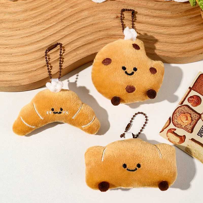 Cute Bread Plush Bags Pendants Keychains Creative Little Dolls Accessories Wholesale Cartoon Backpack Accessories M251215