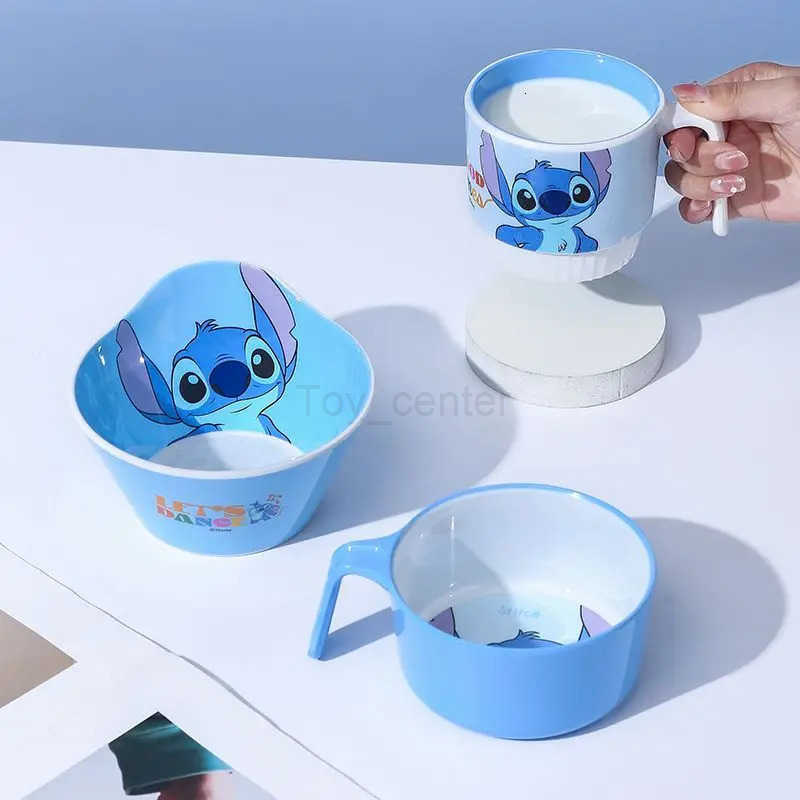 Disney Stitch Lilo Stitch Anime Peripherals Creative Personality Cartoon Home Kitchen Cutlery Set High Value Holiday Gift H251215