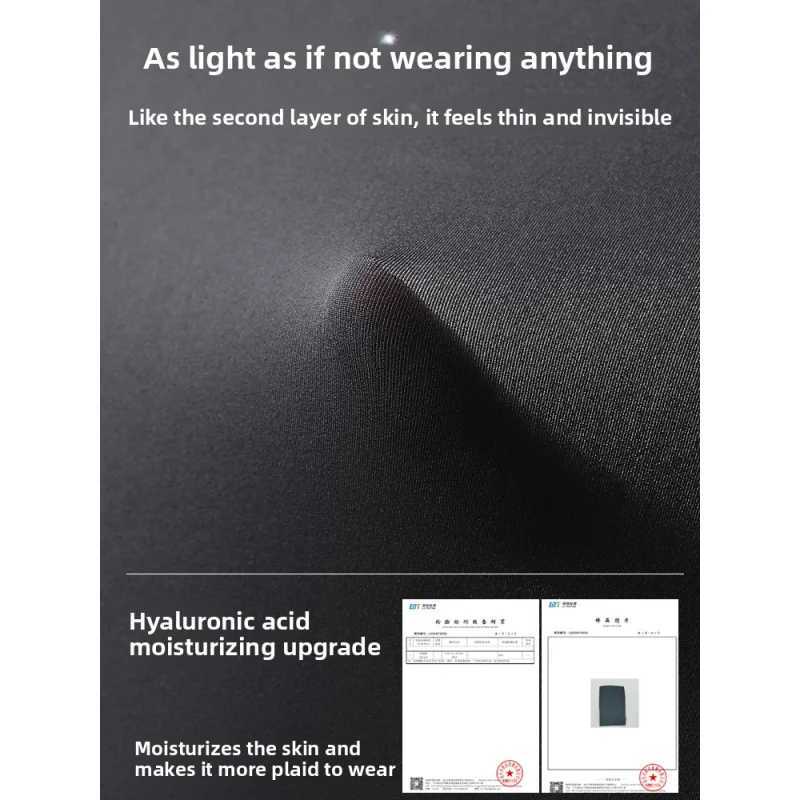 2025 Autumn and Winter Mens Thermal Underwear Ultra-Thin Heating Hyaluronic Acid Skin Care Skin Bottom Clothing Mens Heattech G251215